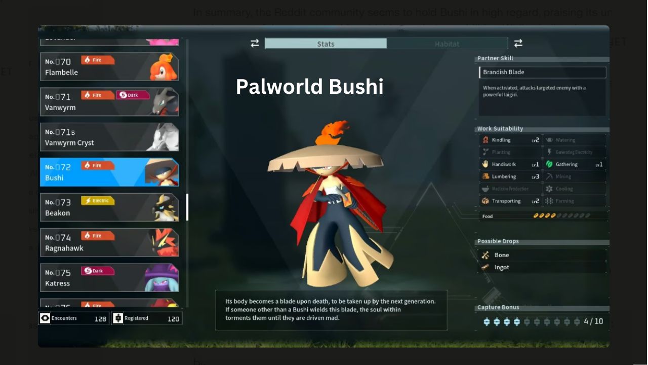 Palworld Bushi