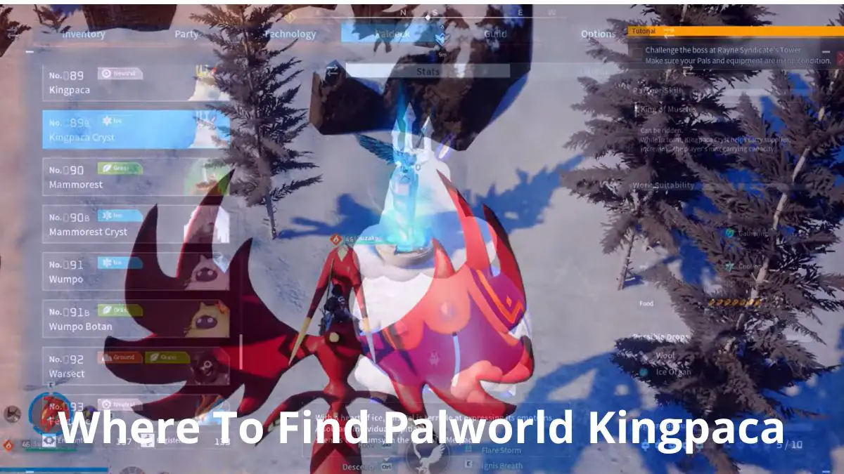 Where To Find Palworld Kingpaca