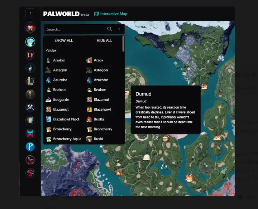 Palworld Caprity Habitat And Locations